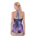 Blue Galaxy Boyleg Halter Swimsuit  View2