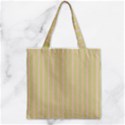 Summer sand color pink stripes Zipper Grocery Tote Bag View2