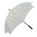 Honeycomb pattern graphic design Golf Umbrella View2