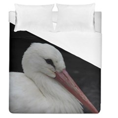 Wild Stork Bird Duvet Cover Single Side (queen Size) by picsaspassion