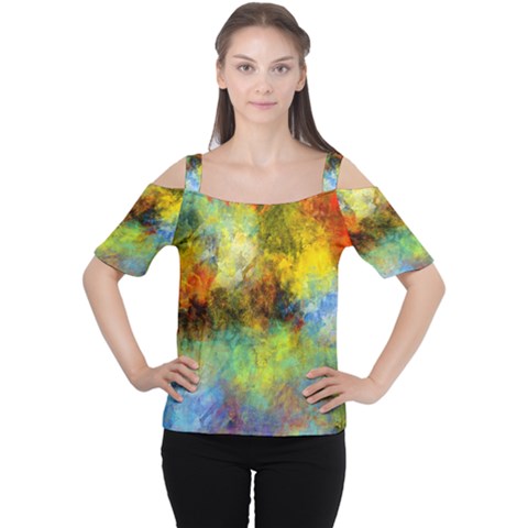 Lagoon Women s Cutout Shoulder Tee by digitaldivadesigns