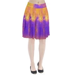 Colorful Universe Pleated Skirt by designworld65