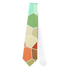 Colorful Mosaic  Neckties (one Side)  by designworld65