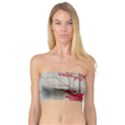 Magic forest in red and white Bandeau Top View1