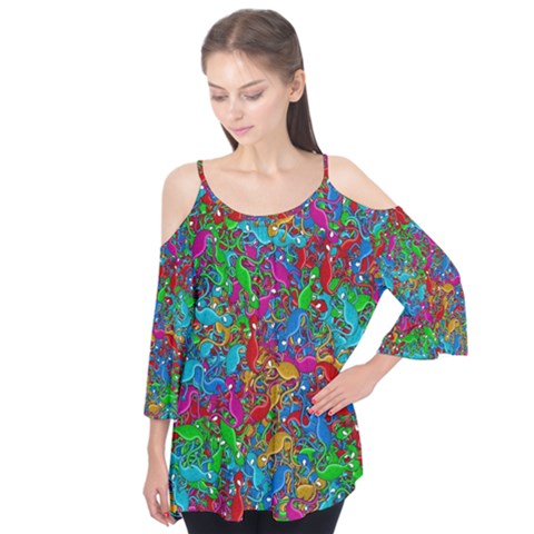 Lizards Flutter Tees by Valentinaart