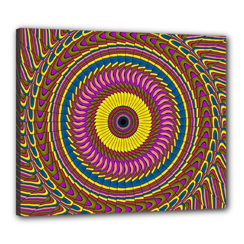 Ornament Mandala Canvas 24  X 20  by designworld65