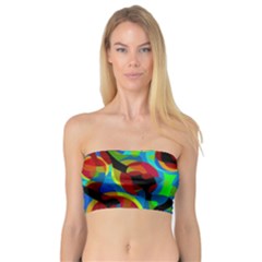 Colorful Smoothie  Bandeau Top by Valentinaart