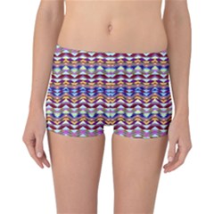 Ethnic Colorful Pattern Reversible Bikini Bottoms by dflcprintsclothing