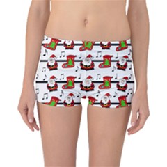 Xmas Song Pattern Boyleg Bikini Bottoms by Valentinaart