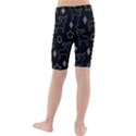 Black Xmas pattern Kids  Mid Length Swim Shorts View2