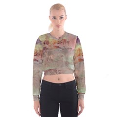 Sunrise Women s Cropped Sweatshirt by digitaldivadesigns