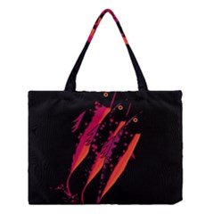 Red Fish Medium Tote Bag by Valentinaart