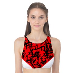 Valentine Hart Tank Bikini Top by Valentinaart