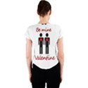 Be mine Valentine Crew Neck Crop Top View2