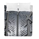 Mature Black Auto Altreifen Rubber Pattern Texture Car Duvet Cover Double Side (Full/ Double Size) View1