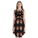 Chocolate strawberies Sleeveless Chiffon Dress   View1