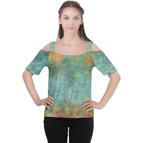 Rainforest Women s Cutout Shoulder Tee by digitaldivadesigns