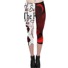 Sickle Cell Is Me Capri Leggings  by shawnstestimony