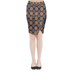 Abstract Seamless Pattern Midi Wrap Pencil Skirt by Amaryn4rt