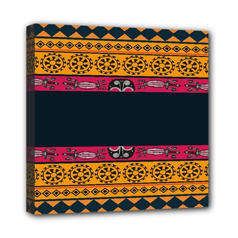 Pattern Ornaments Africa Safari Summer Graphic Mini Canvas 8  X 8  by Amaryn4rt