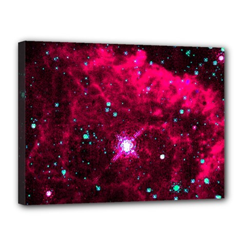 Pistol Star And Nebula Canvas 16  X 12  by Amaryn4rt