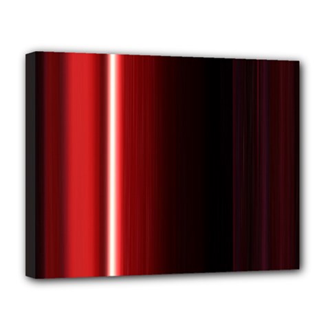 Black And Red Canvas 14  X 11  by Amaryn4rt