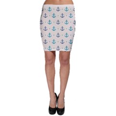 Sailor Anchor Bodycon Skirt by Brittlevirginclothing