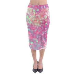 Colorful Sparkles Midi Pencil Skirt by Brittlevirginclothing