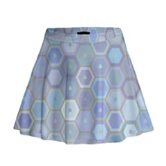 Bee Hive Background Mini Flare Skirt by Amaryn4rt