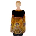 Abstract Blur Bright Circular Women s Tie Up Tee View2