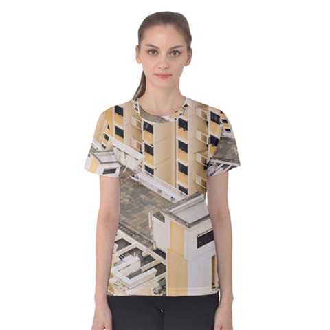 Apartments Architecture Building Women s Cotton Tee by Amaryn4rt