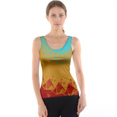 Bluesunfractal Tank Top by digitaldivadesigns