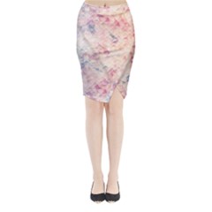 Pastel Diamond Midi Wrap Pencil Skirt by Brittlevirginclothing