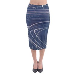 Light Movement Pattern Abstract Midi Pencil Skirt by Amaryn4rt