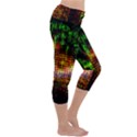 Radar Kaleidoscope Pattern Capri Yoga Leggings View3