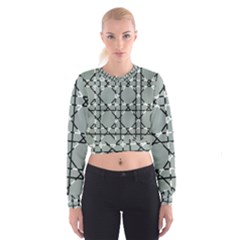 Texture Backgrounds Pictures Detail Women s Cropped Sweatshirt by Amaryn4rt