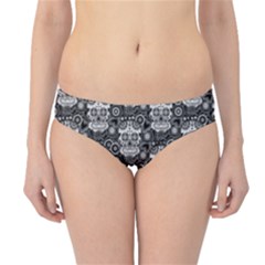 Sugar Skull Hipster Bikini Bottoms by Ancello