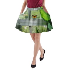Butterfly #17 A-line Pocket Skirt by litimages