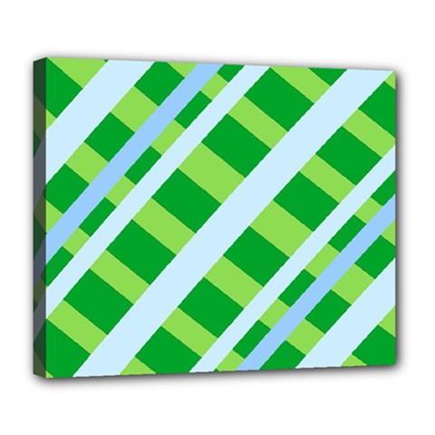 Fabric Cotton Geometric Diagonal Deluxe Canvas 24  X 20   by Nexatart