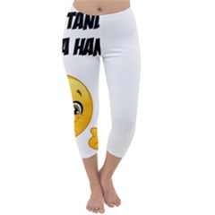 Take A Stand! Capri Winter Leggings  by athenastemple