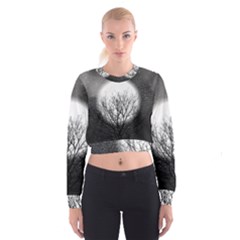 Starry Sky Women s Cropped Sweatshirt by digitaldivadesigns