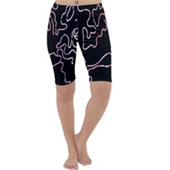 Abstract Glare Visual Art Cropped Leggings  by Nexatart