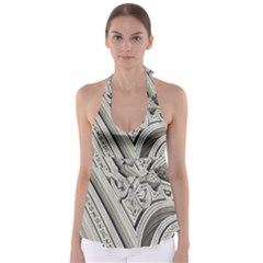 Arches Fractal Chaos Church Arch Babydoll Tankini Top by Nexatart