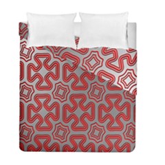 Christmas Wrap Pattern Duvet Cover Double Side (full/ Double Size) by Nexatart