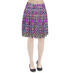 Design Circles Circular Background Pleated Skirt by Nexatart