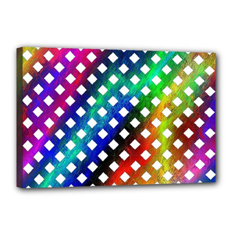 Pattern Template Shiny Canvas 18  X 12  by Nexatart