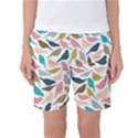 Colorful birds Women s Basketball Shorts View1