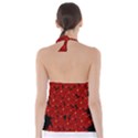 Red bouquet  Babydoll Tankini Top View2