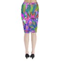 Abstract Digital Art  Midi Wrap Pencil Skirt View2