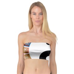 Yin Yang Eastern Asian Philosophy Bandeau Top by Nexatart